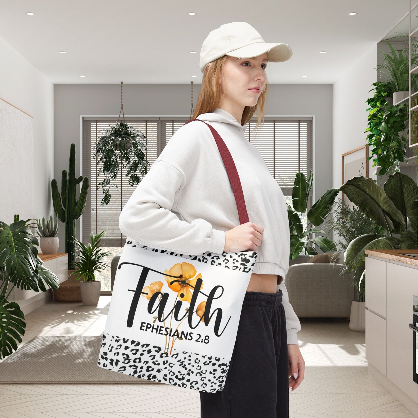 Saved by grace designer travel bag Faith ephesians 2:8 designer traval bag Double sided print great for gifting and everyday wear