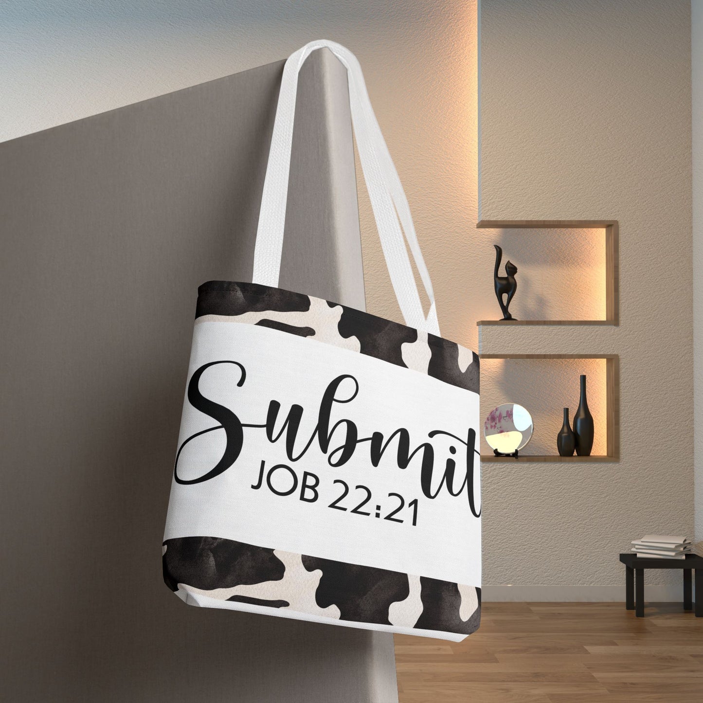 Submit to God's Will – Job 22:21 Scripture-Inspired Designer Travel Bag for Faith-Filled Living and Everyday Encouragement (Double-sided print)