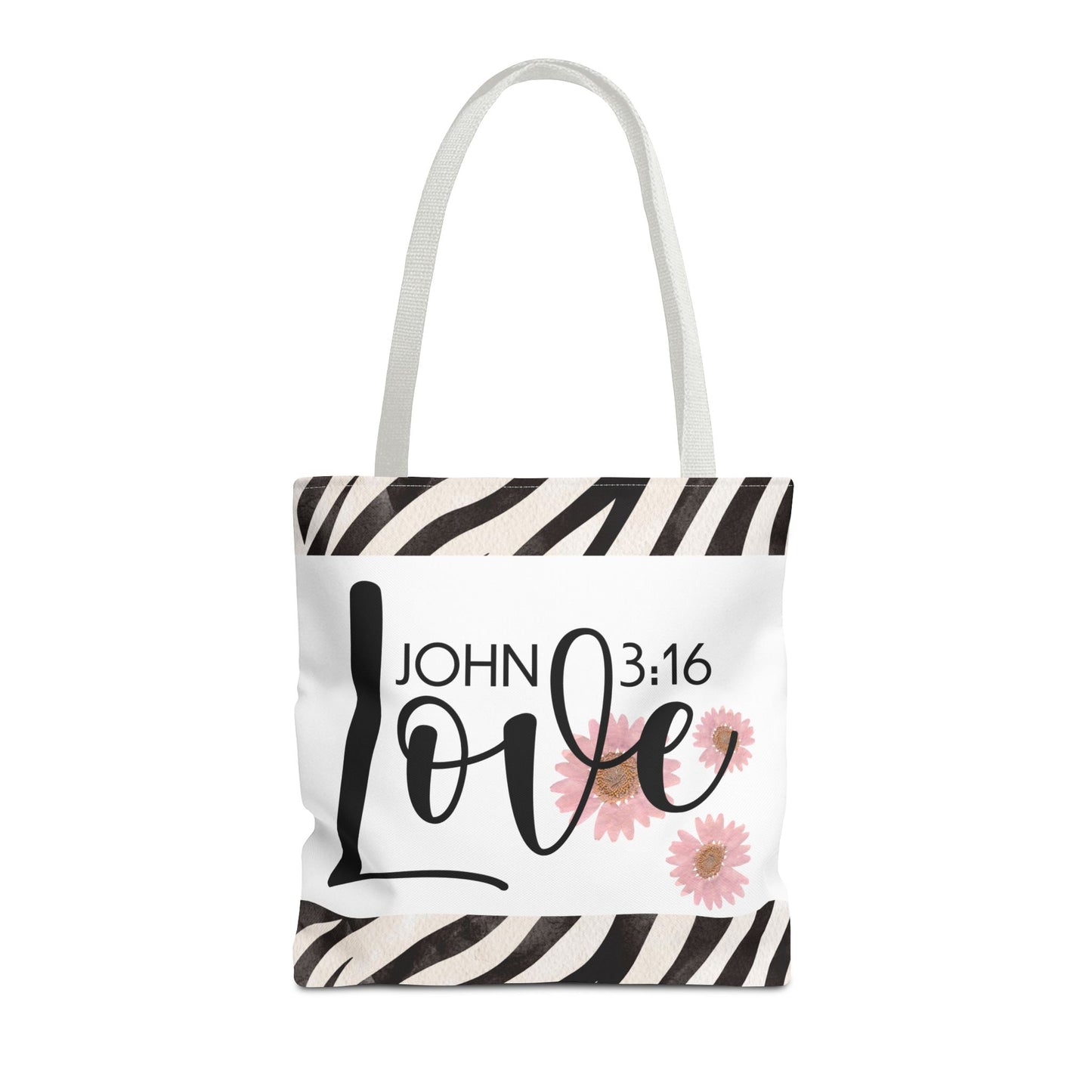 Love Unconditional Travel Bag – Inspired by John 3:16 | Faith-Filled Elegance for Everyday Use Double sided print