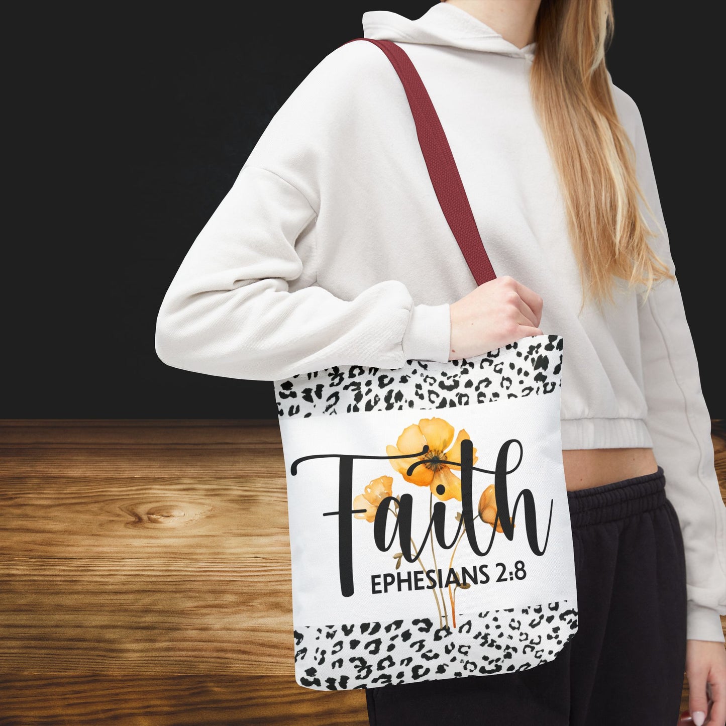Saved by grace designer travel bag Faith ephesians 2:8 designer traval bag Double sided print great for gifting and everyday wear