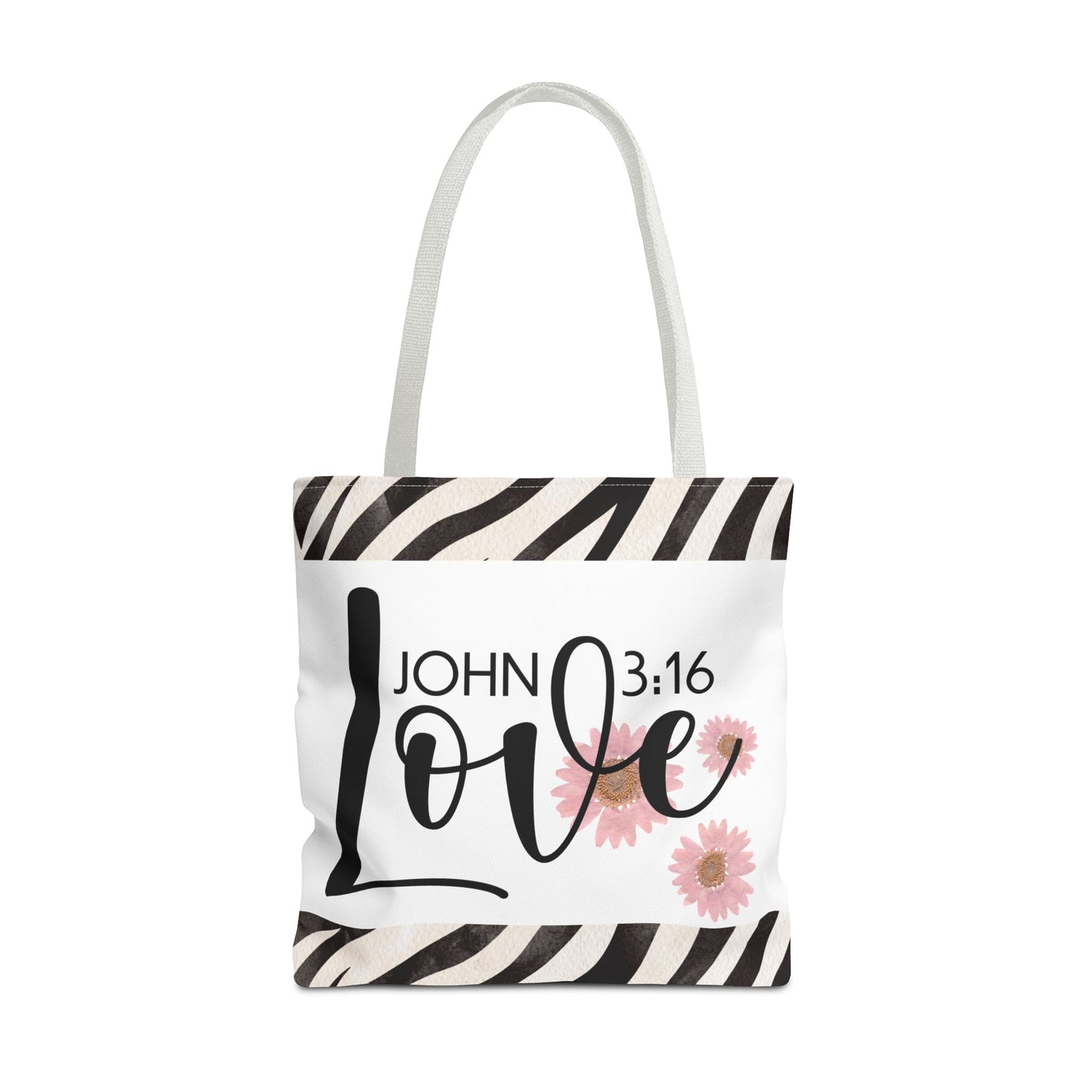 Love Unconditional Travel Bag – Inspired by John 3:16 | Faith-Filled Elegance for Everyday Use Double sided print