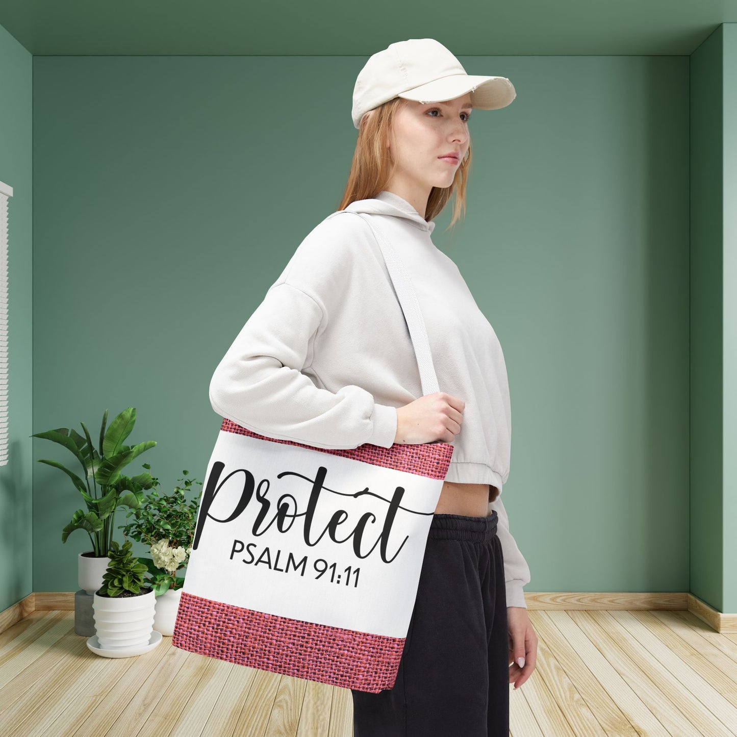 Divine Protection Psalm 91:11 Travel Bag – Everyday Style with Heavenly Assurance (Double-sided printed)
