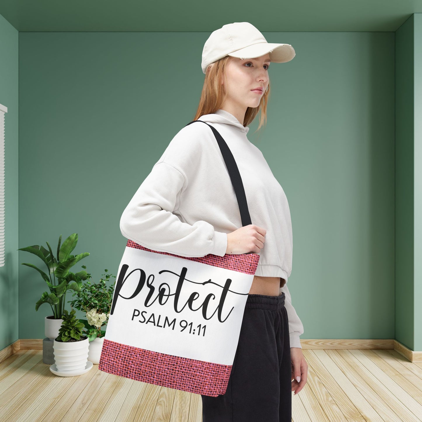 Divine Protection Psalm 91:11 Travel Bag – Everyday Style with Heavenly Assurance (Double-sided printed)