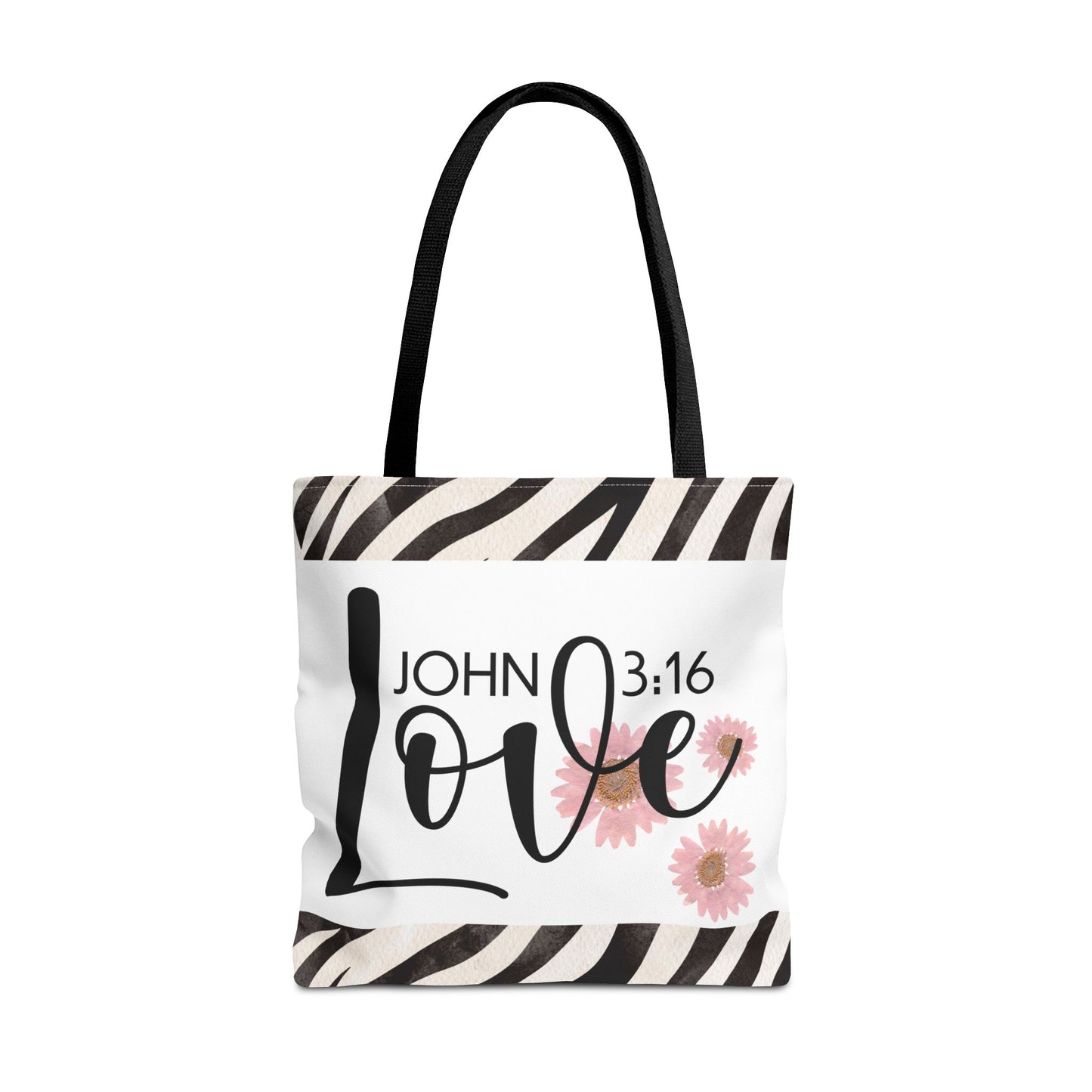 Love Unconditional Travel Bag – Inspired by John 3:16 | Faith-Filled Elegance for Everyday Use Double sided print