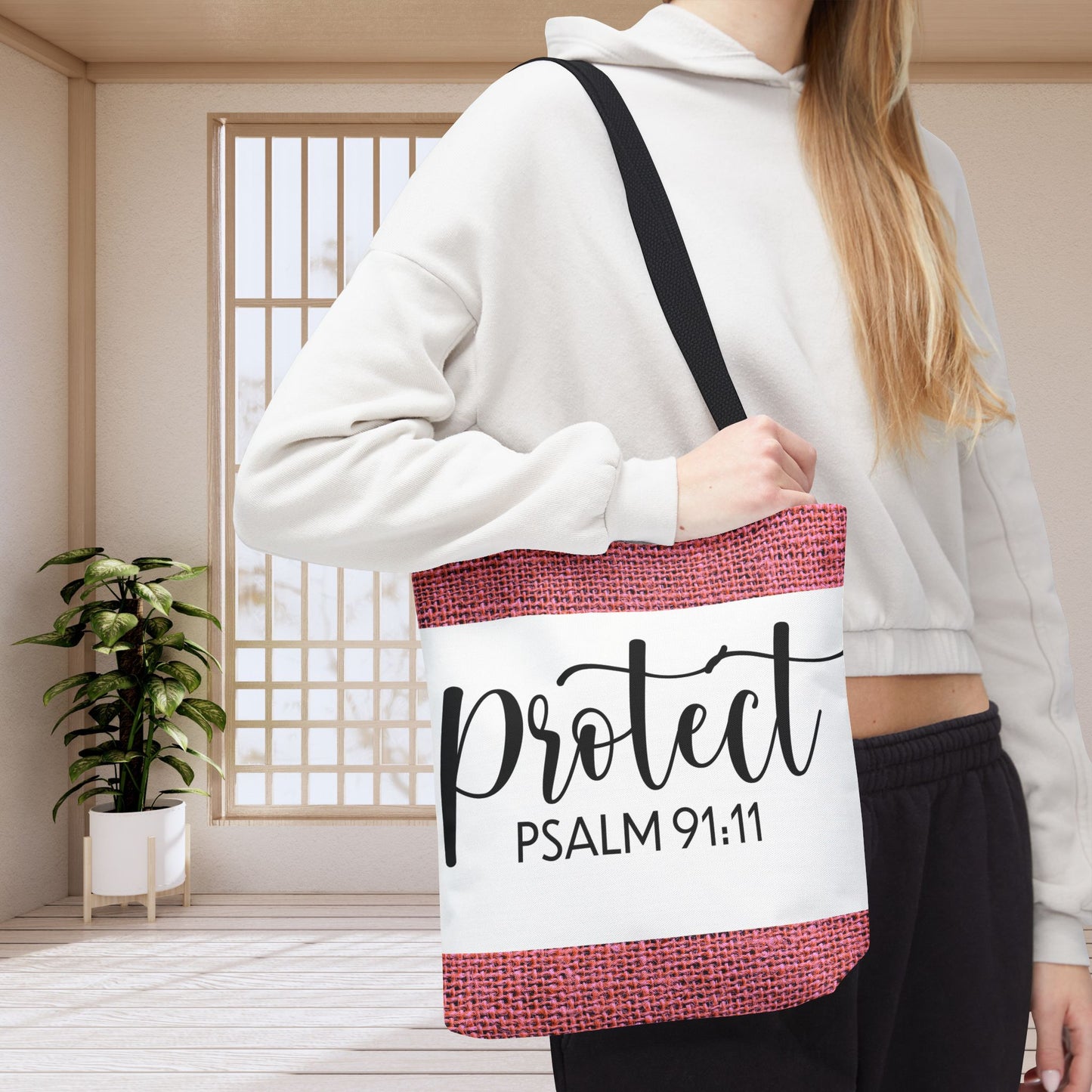 Divine Protection Psalm 91:11 Travel Bag – Everyday Style with Heavenly Assurance (Double-sided printed)