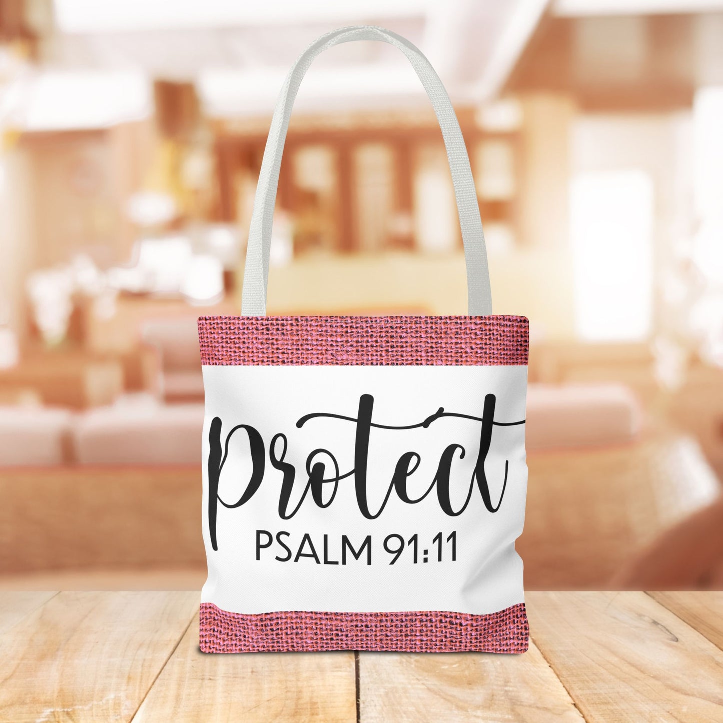 Divine Protection Psalm 91:11 Travel Bag – Everyday Style with Heavenly Assurance (Double-sided printed)