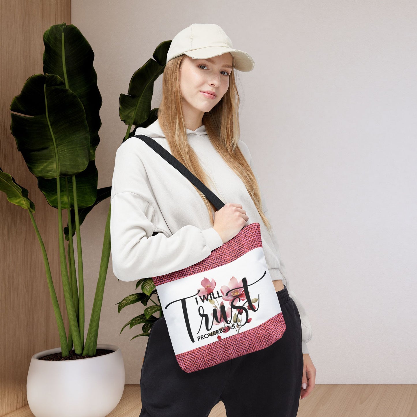 Trust Unshaken Laptop Travel Tote Bag – Proverbs 3:5 | Faith-Fueled Carryall for Daily Confidence Double sided print great for any occasion
