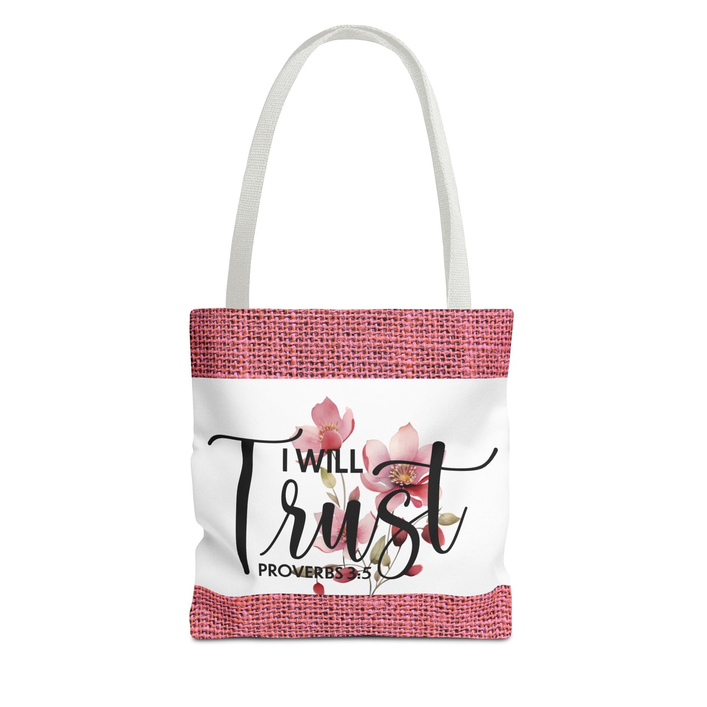 Trust Unshaken Laptop Travel Tote Bag – Proverbs 3:5 | Faith-Fueled Carryall for Daily Confidence Double sided print great for any occasion
