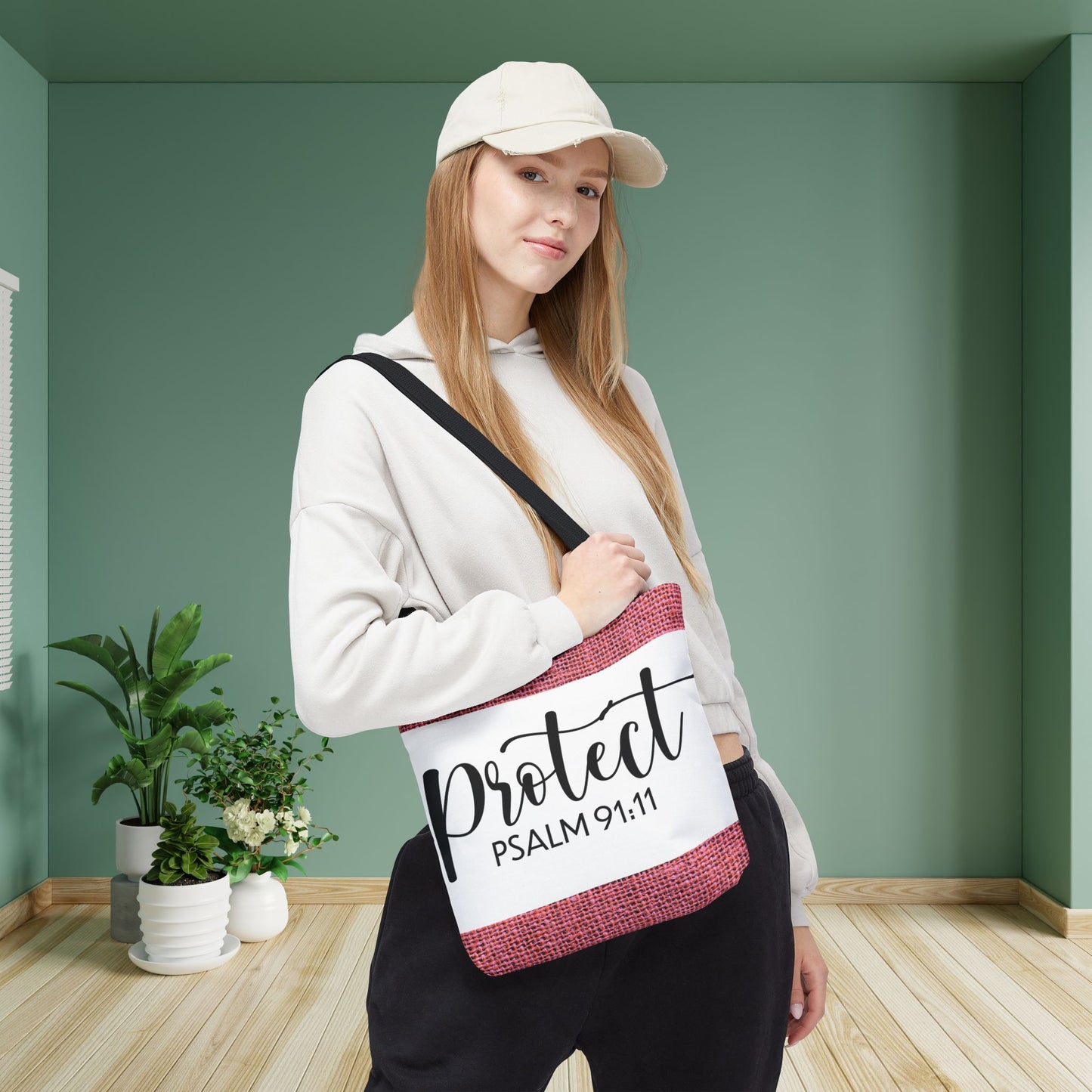 Divine Protection Psalm 91:11 Travel Bag – Everyday Style with Heavenly Assurance (Double-sided printed)