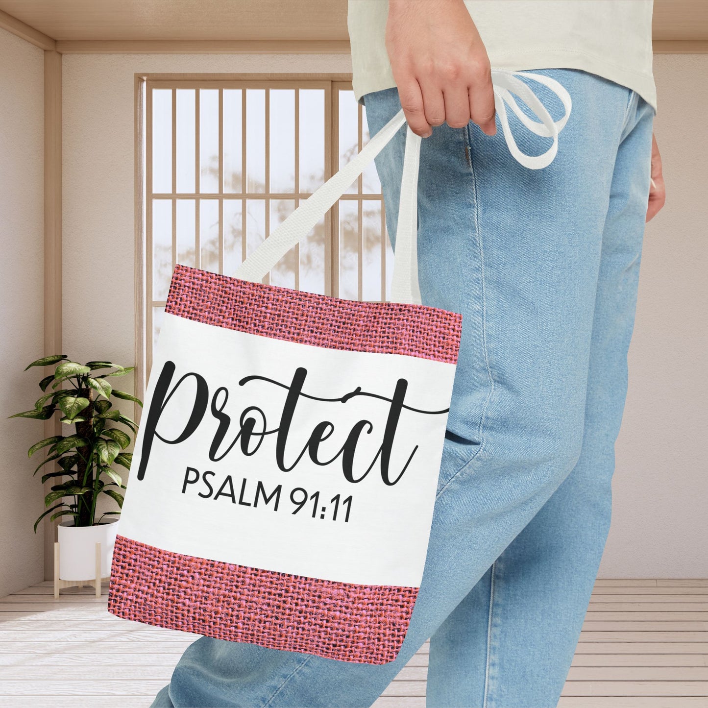 Divine Protection Psalm 91:11 Travel Bag – Everyday Style with Heavenly Assurance (Double-sided printed)