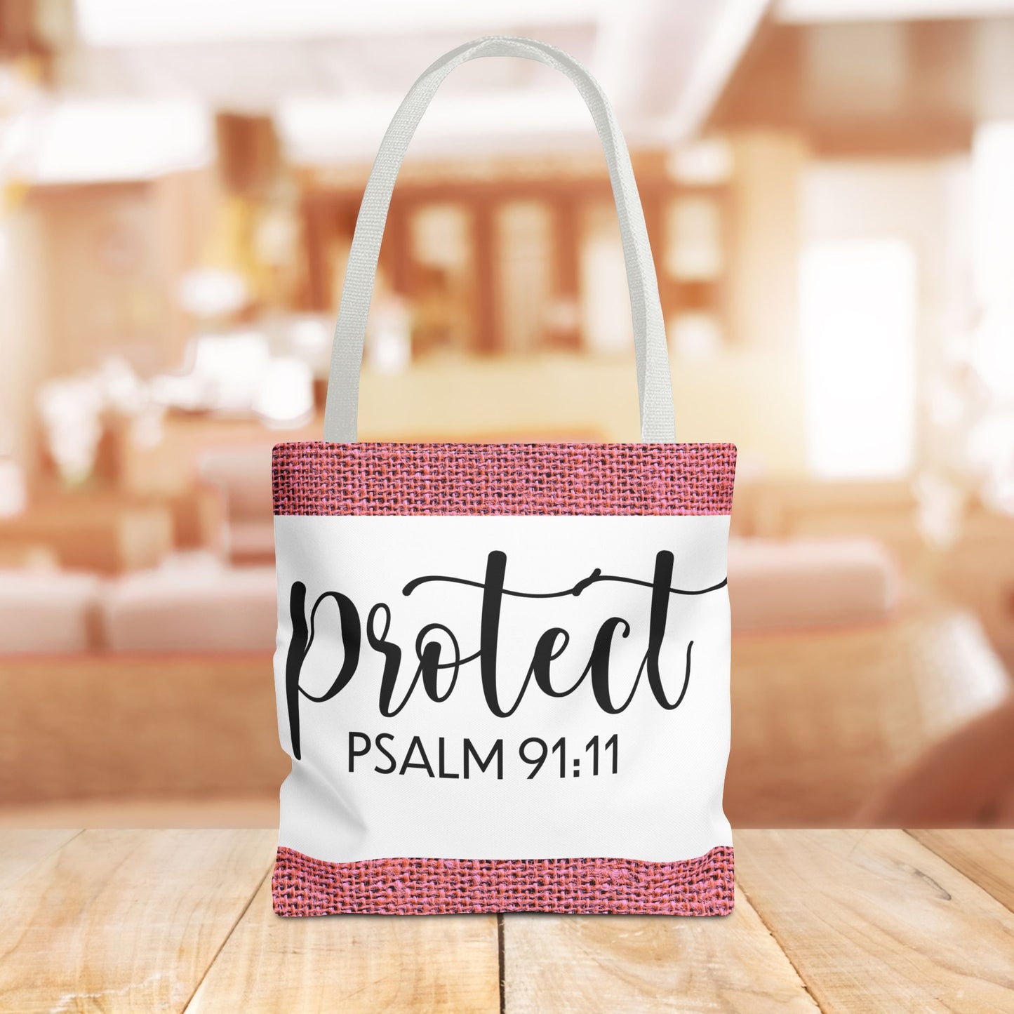 Divine Protection Psalm 91:11 Travel Bag – Everyday Style with Heavenly Assurance (Double-sided printed)