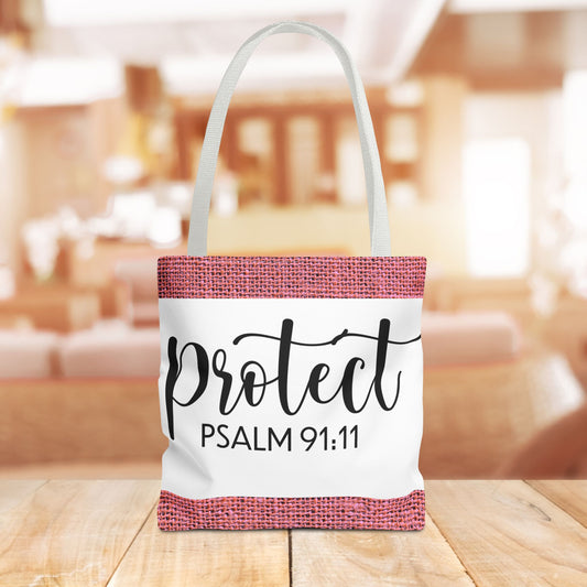 Divine Protection Psalm 91:11 Travel Bag – Everyday Style with Heavenly Assurance (Double-sided printed)
