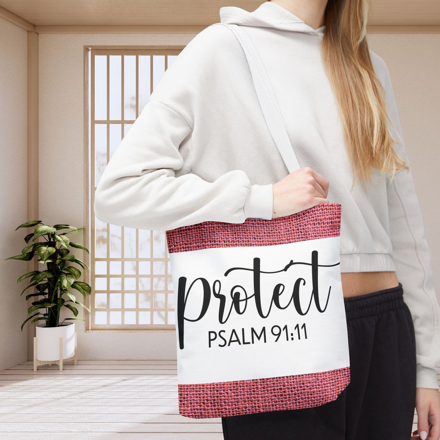 Divine Protection Psalm 91:11 Travel Bag – Everyday Style with Heavenly Assurance (Double-sided printed)