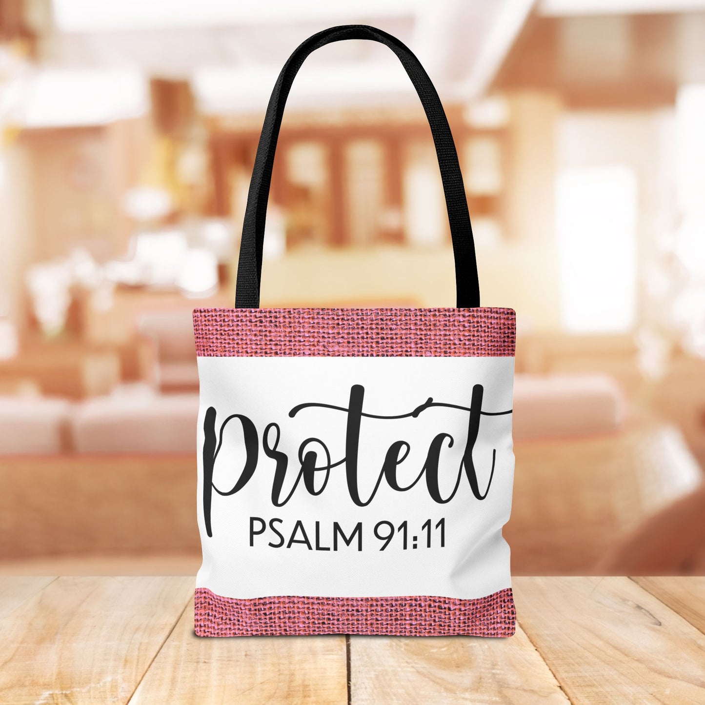 Divine Protection Psalm 91:11 Travel Bag – Everyday Style with Heavenly Assurance (Double-sided printed)