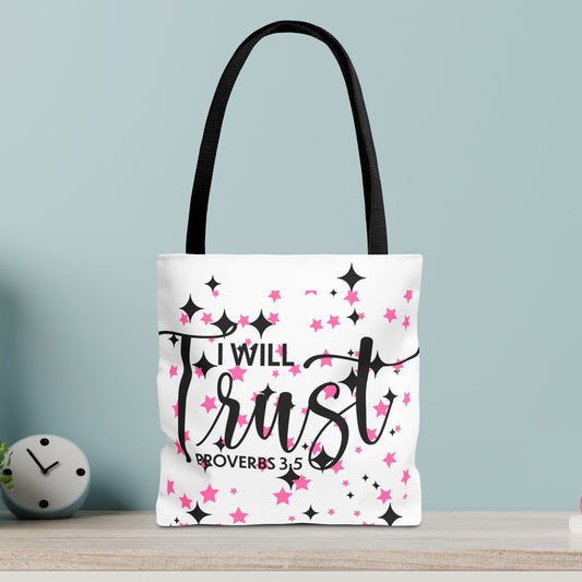 Trust in the Lord Travel  Bag – Proverbs 3:5 | Inspirational Designer Carryall for Daily Encouragement(Double-sided print)