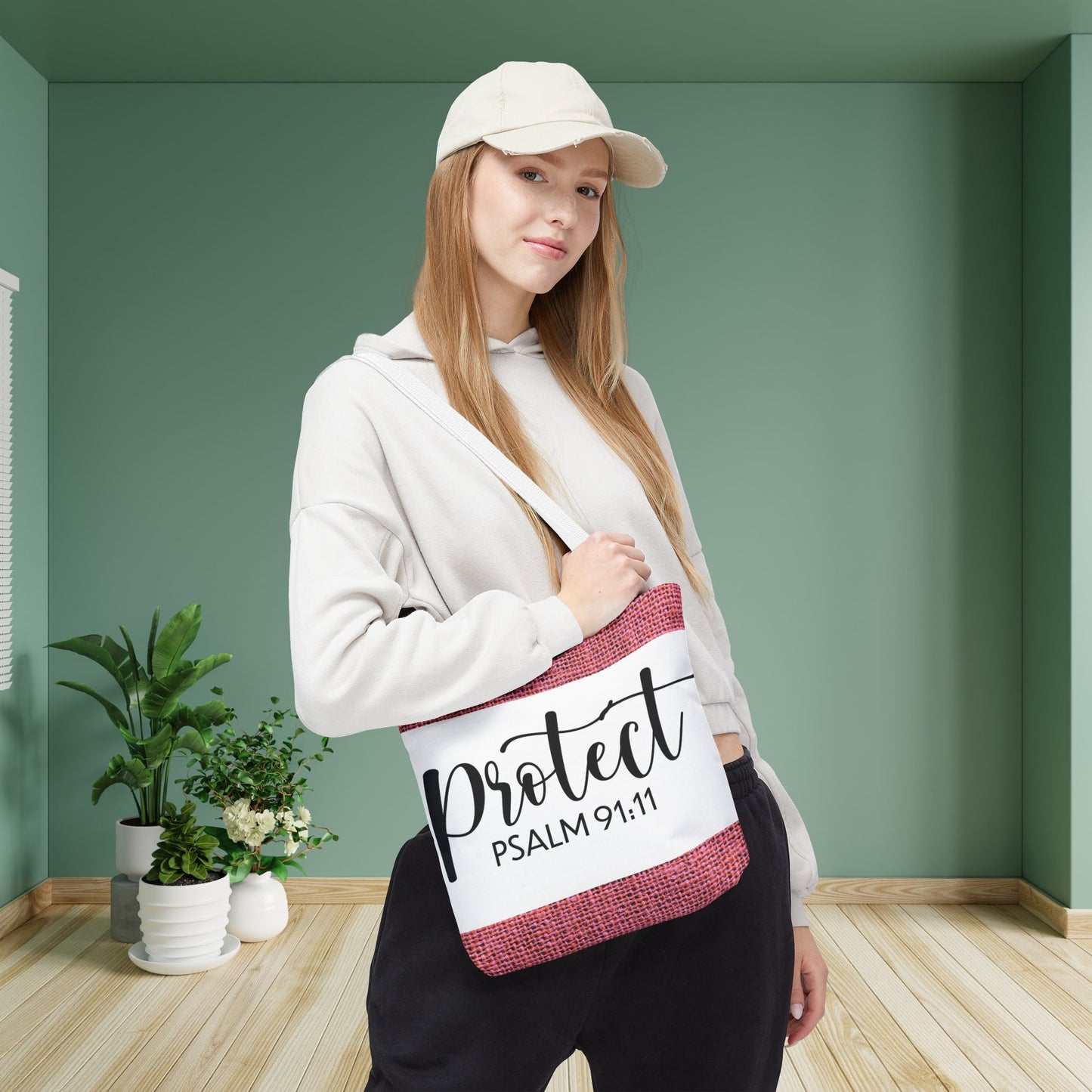 Divine Protection Psalm 91:11 Travel Bag – Everyday Style with Heavenly Assurance (Double-sided printed)