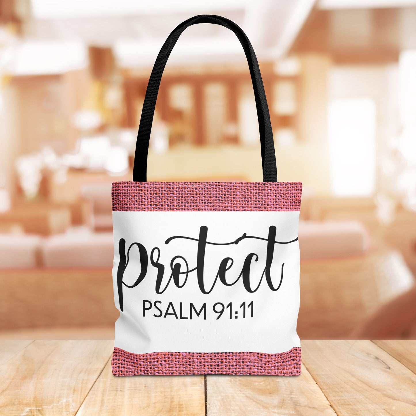 Divine Protection Psalm 91:11 Travel Bag – Everyday Style with Heavenly Assurance (Double-sided printed)